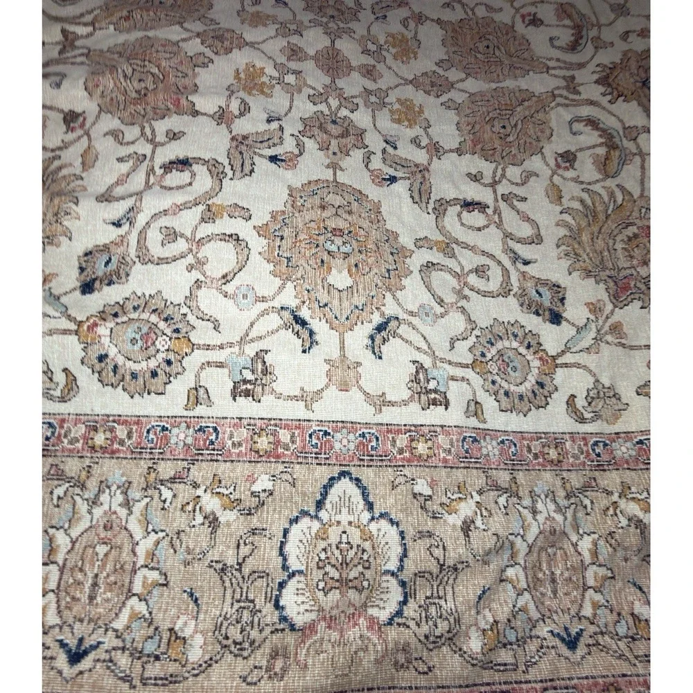 Ralph Lauren Northern Cape Paisley‎ Queen Duvet Cover Neutral Persian Tapestry